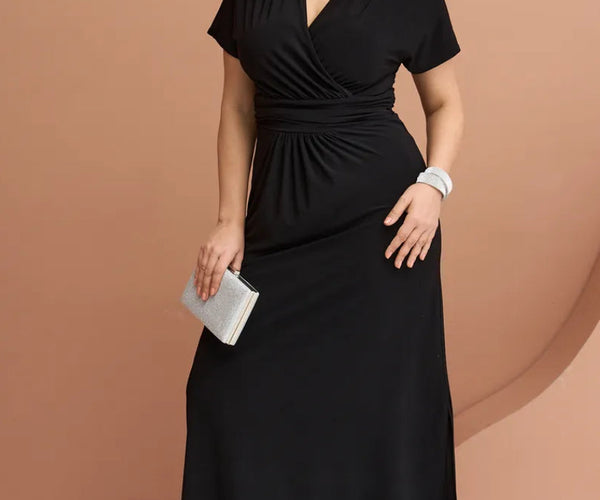 Robe Femme Ronde Robe Droite Noire Grande Taille Femme Ronde Robe