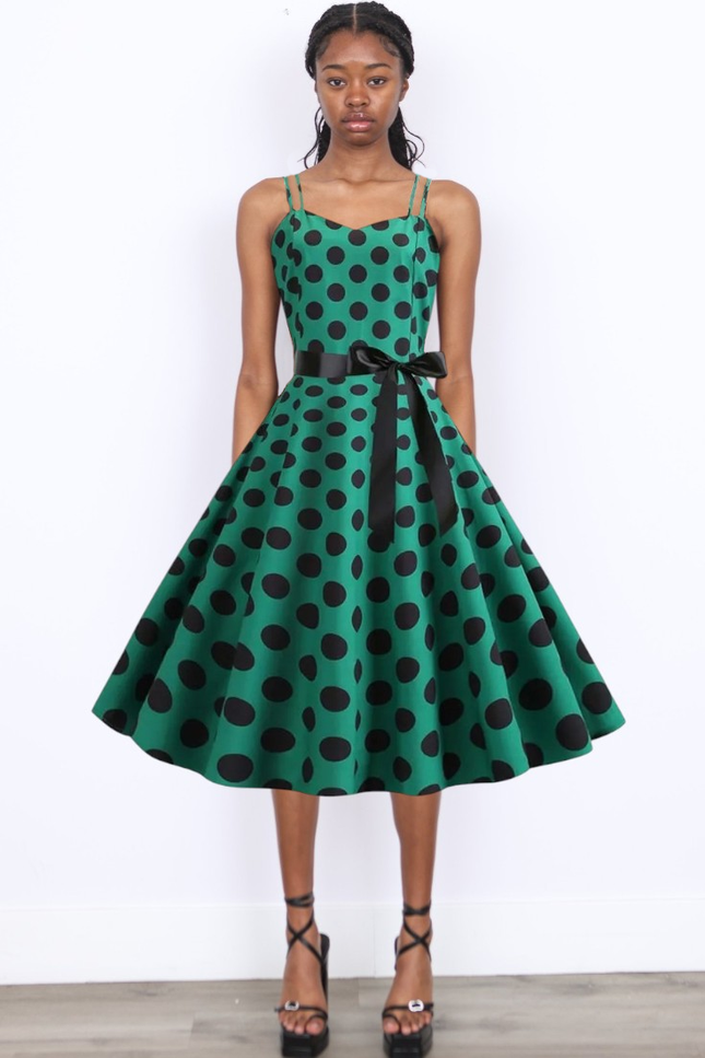 Robes à pois année 50 - Robe Addict