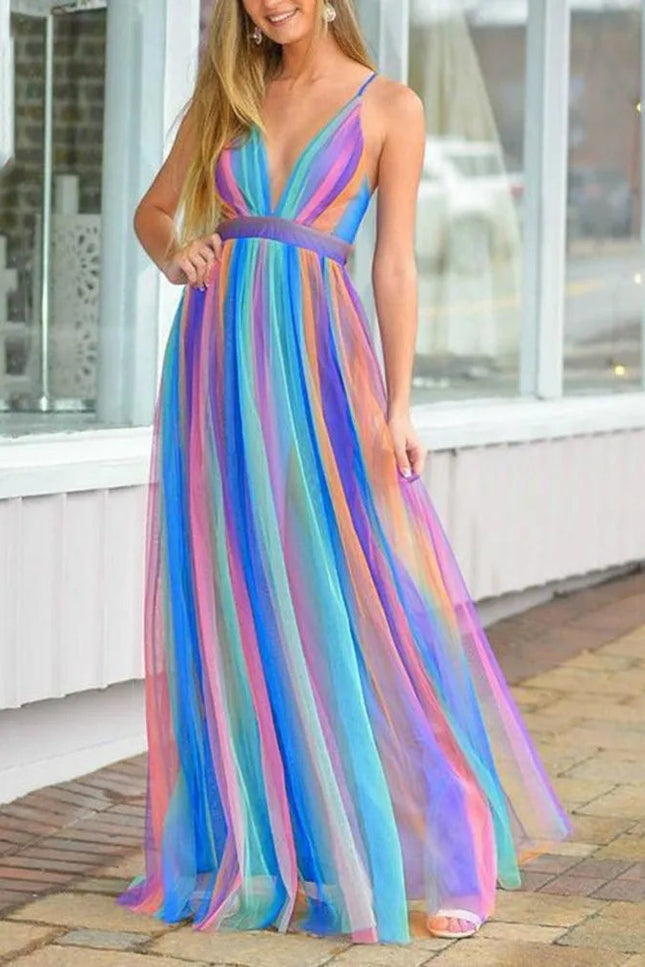 Robe arc en ciel - Robe Addict