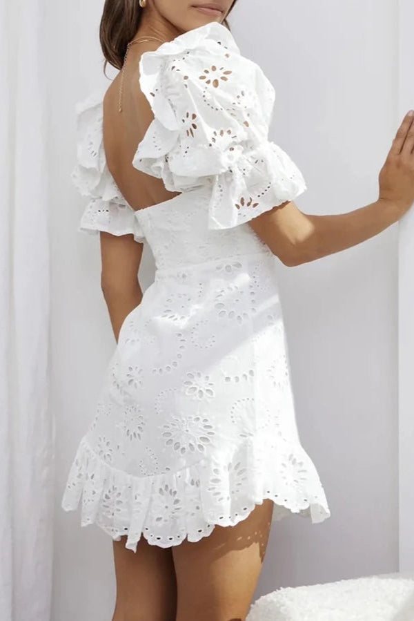 Robe blanche décontractée - Robe Addict