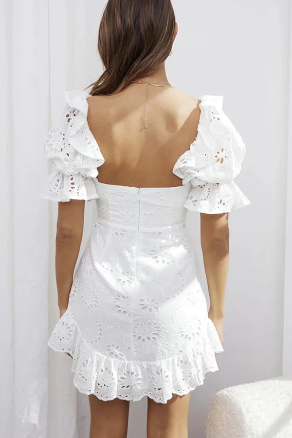 Robe blanche décontractée - Robe Addict