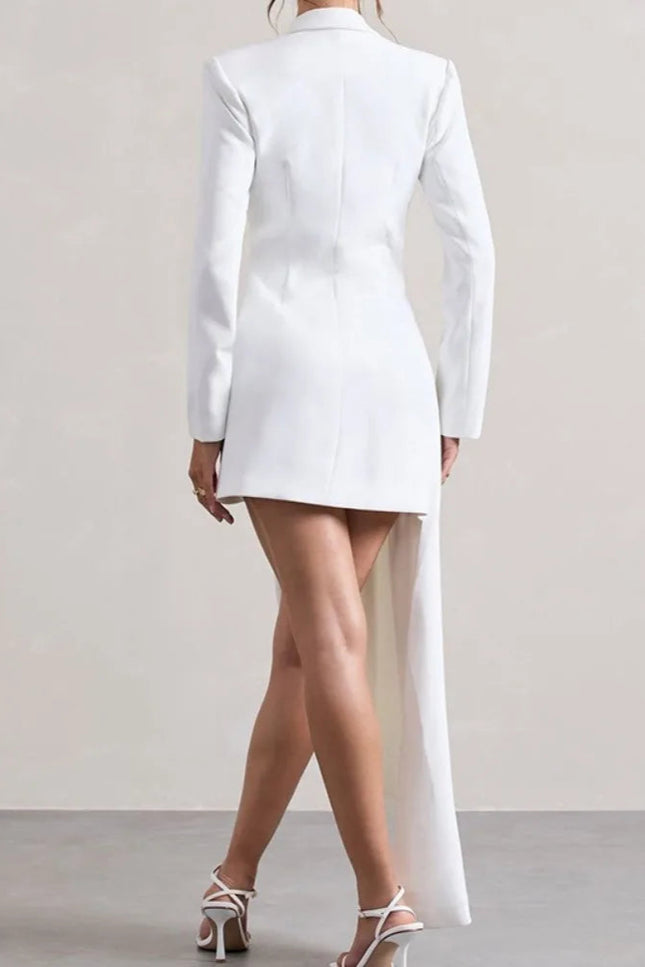 Robe blazer asymétrique - Robe Addict