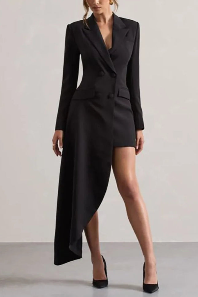 Robe blazer asymétrique - Robe Addict