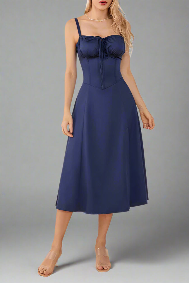 Robe bustier bleu - Robe Addict
