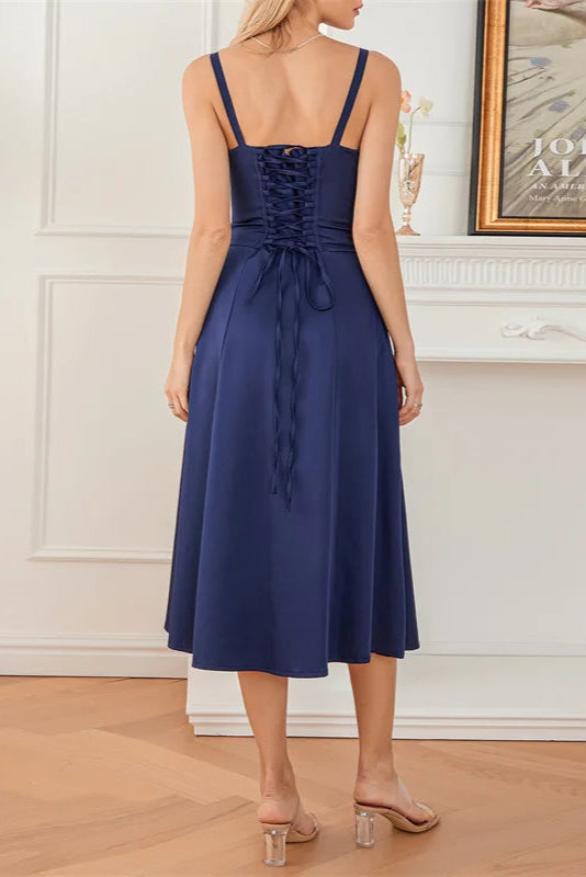 Robe bustier bleu - Robe Addict