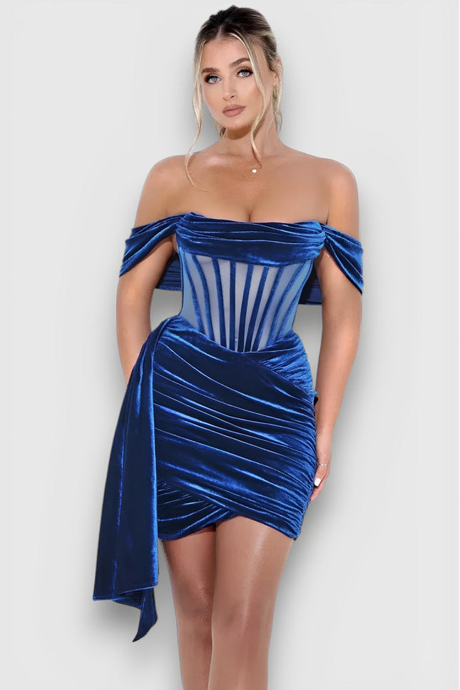 Robe bustier velours - Robe Addict