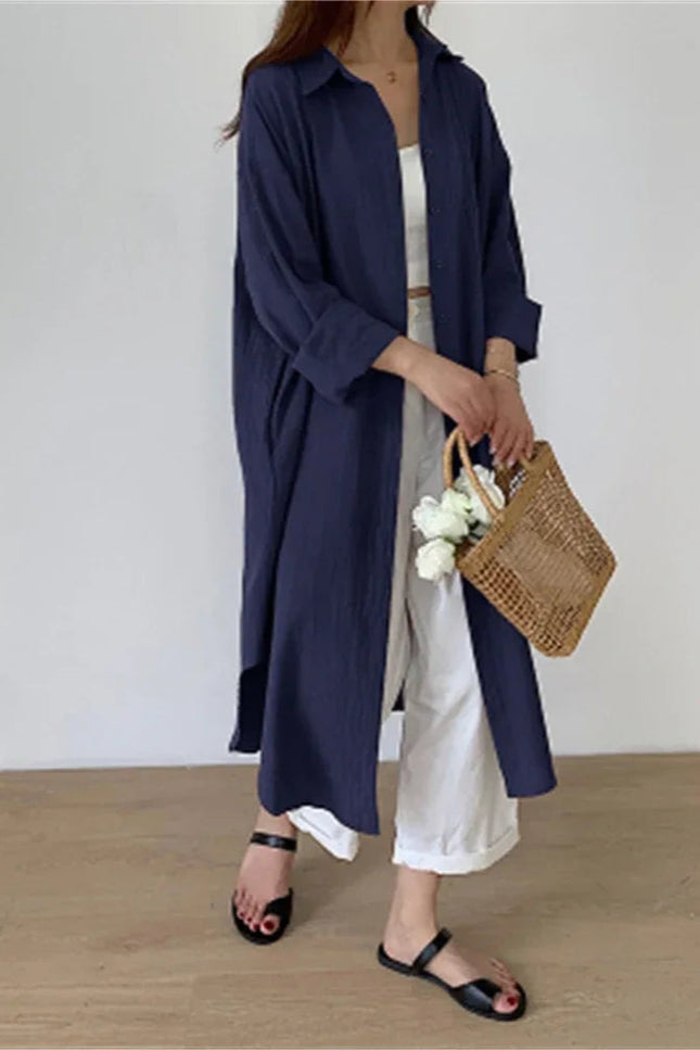 Robe chemise oversize - Robe Addict