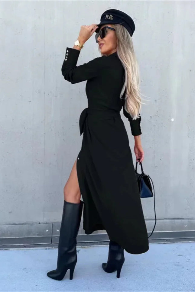 Robe chemise ceinturée - Robe Addict