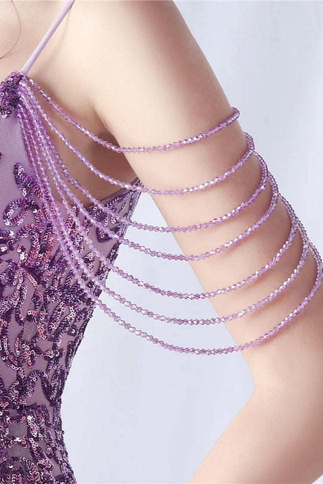 Robe cocktail lilas - Robe Addict