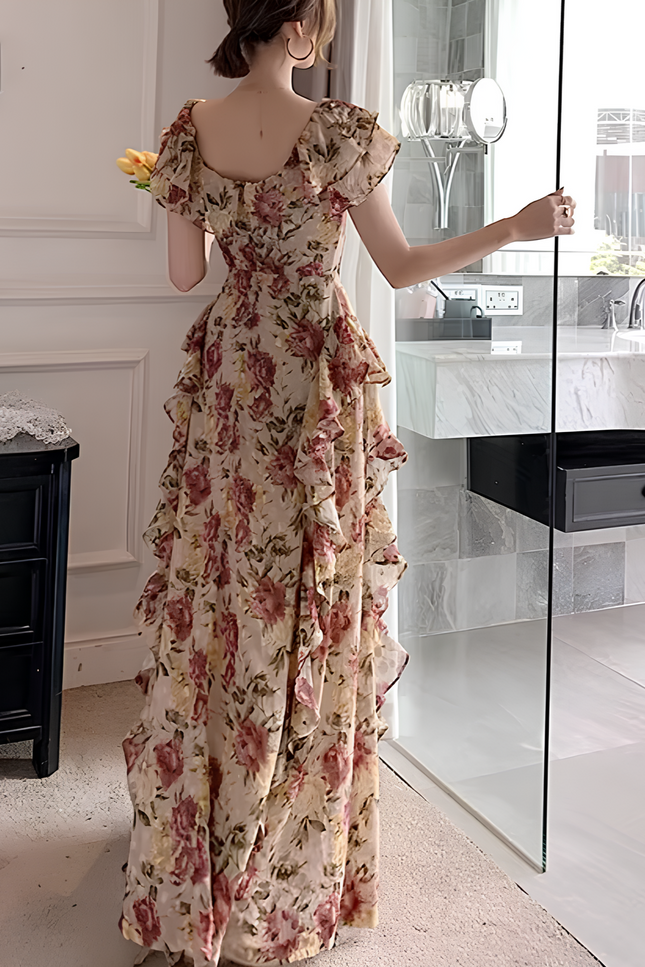 Robe col carmen - Robe Addict