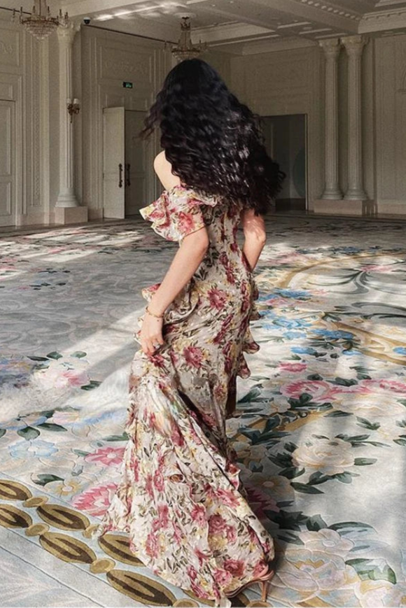 Robe col carmen - Robe Addict
