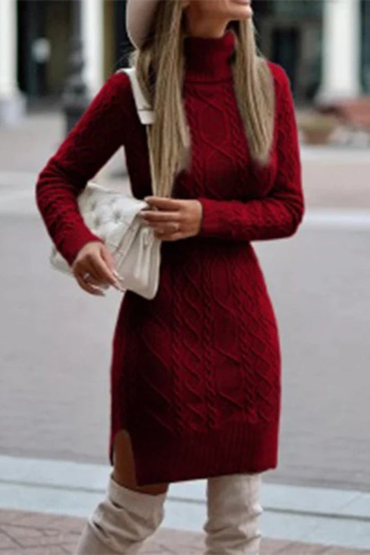 Robe courte en laine - Robe Addict