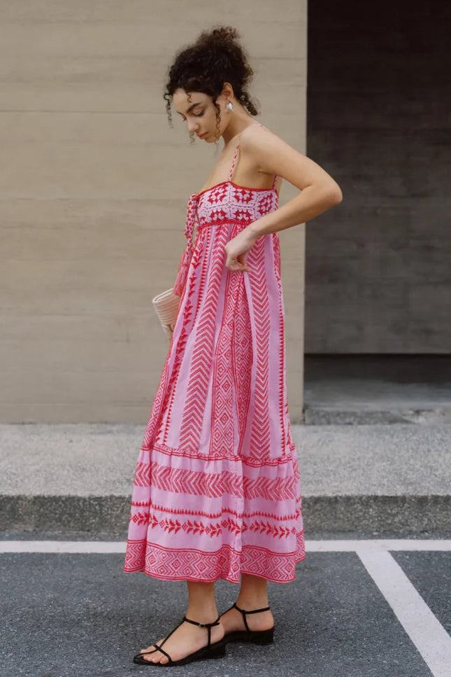 Robe crochet rose - Robe Addict