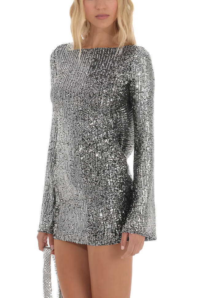 Robe droite sequin - Robe Addict
