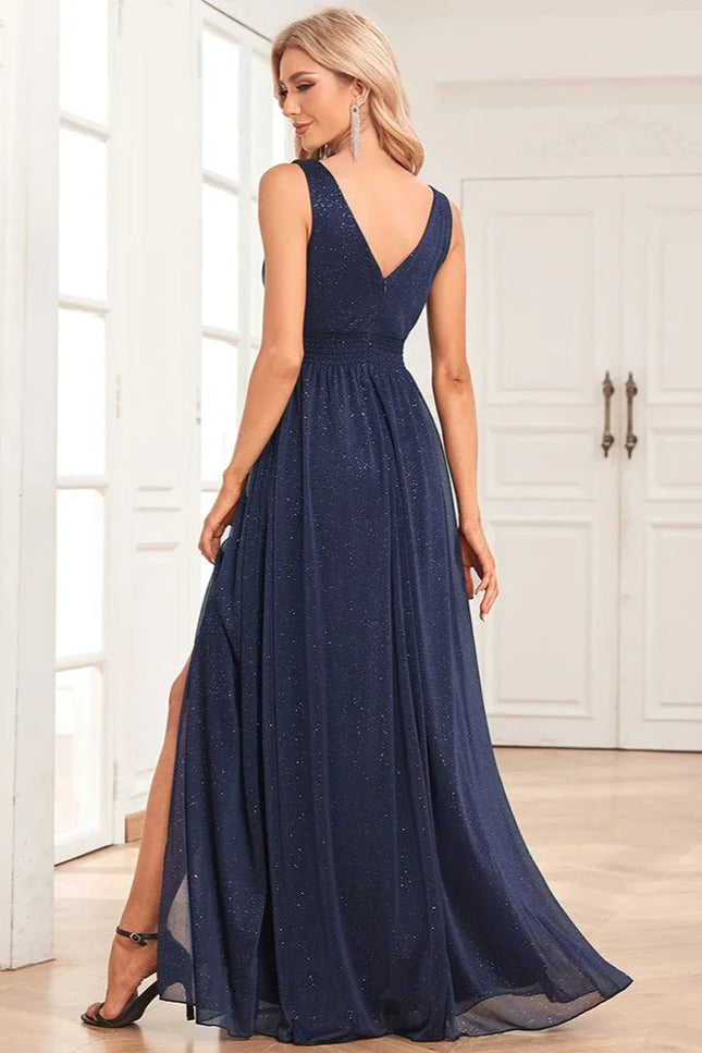 Robe empire bleu - Robe Addict