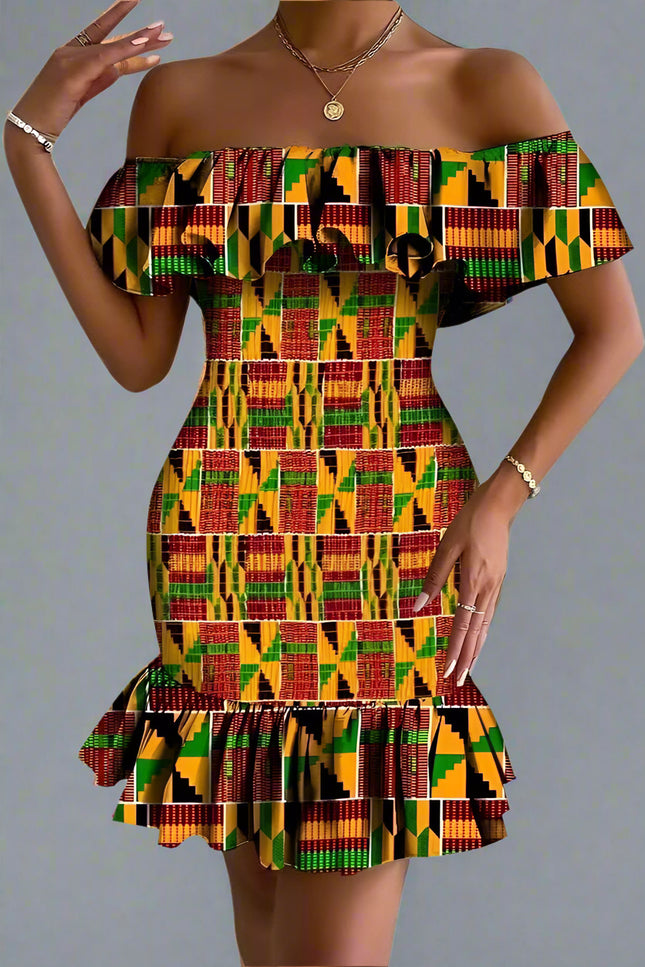 Robe en pagne africain - Robe Addict