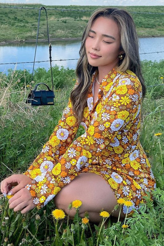 Robe style année 70 vintage - Robe Addict