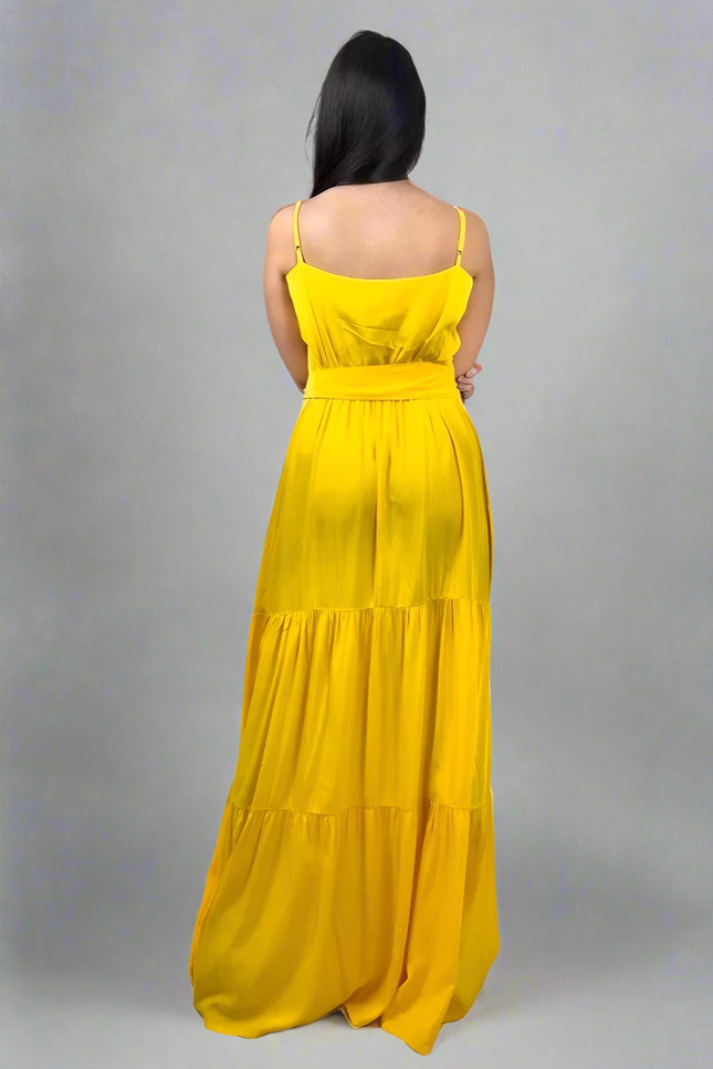 Robe jaune moutarde - Robe Addict