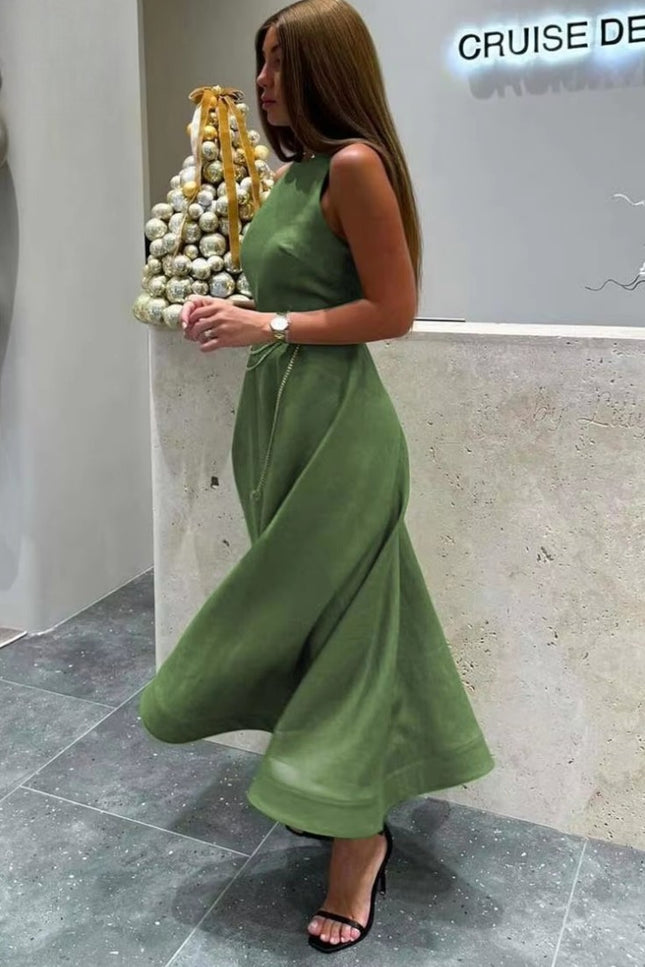 Robe kaki longue - Robe Addict