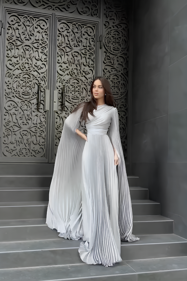 Robe longue gris - Robe Addict