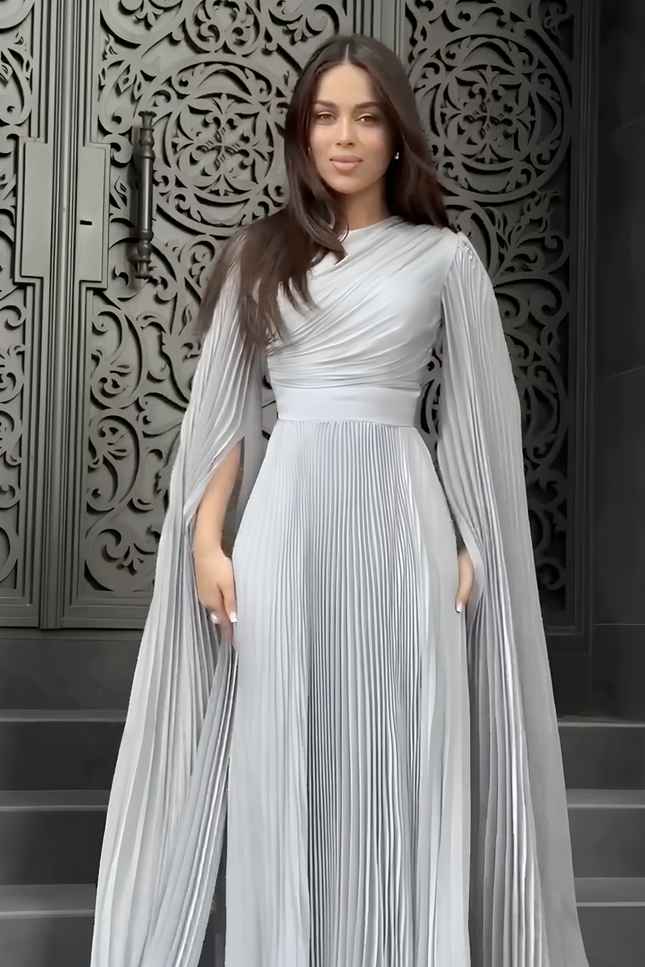 Robe longue gris - Robe Addict