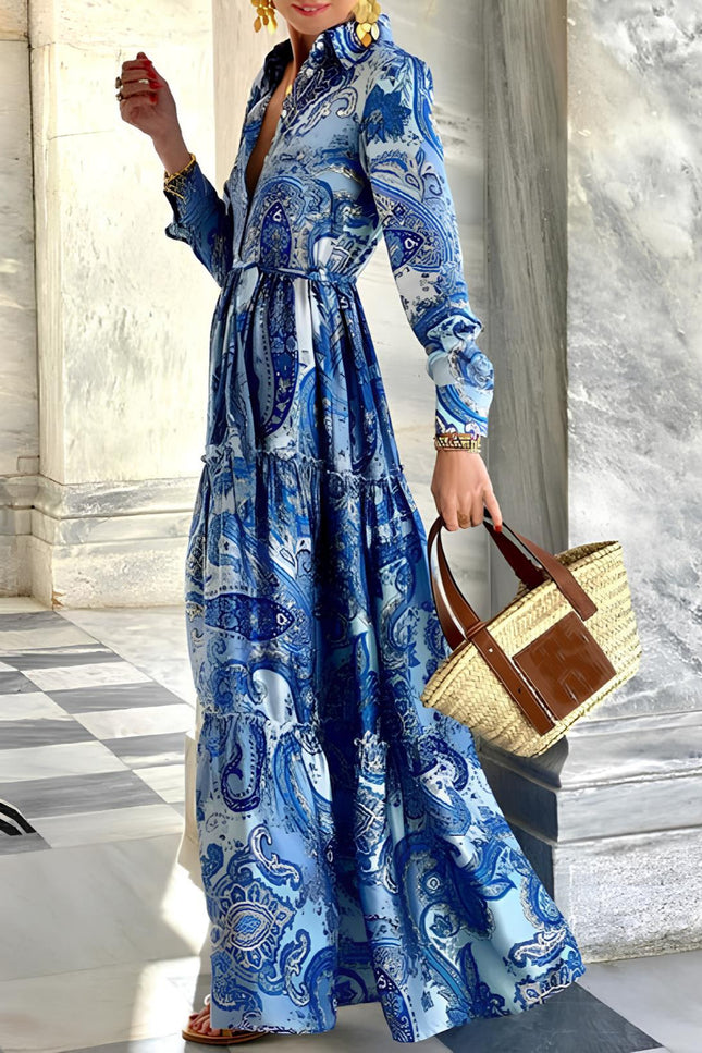 Robe longue hiver boheme - Robe Addict