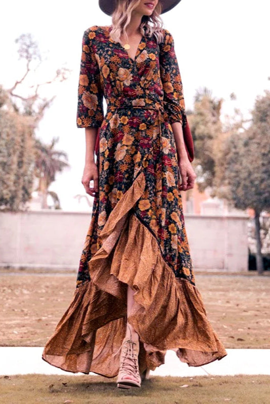 Robe longue rétro - Robe Addict