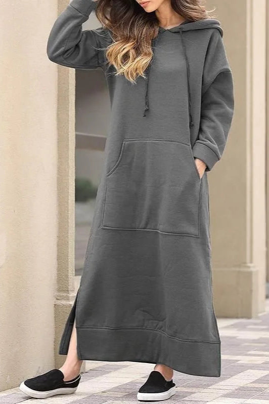 Robe longue capuche - Robe Addict