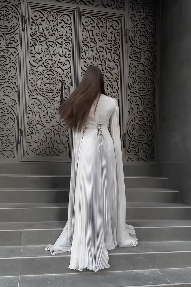 Robe longue gris - Robe Addict