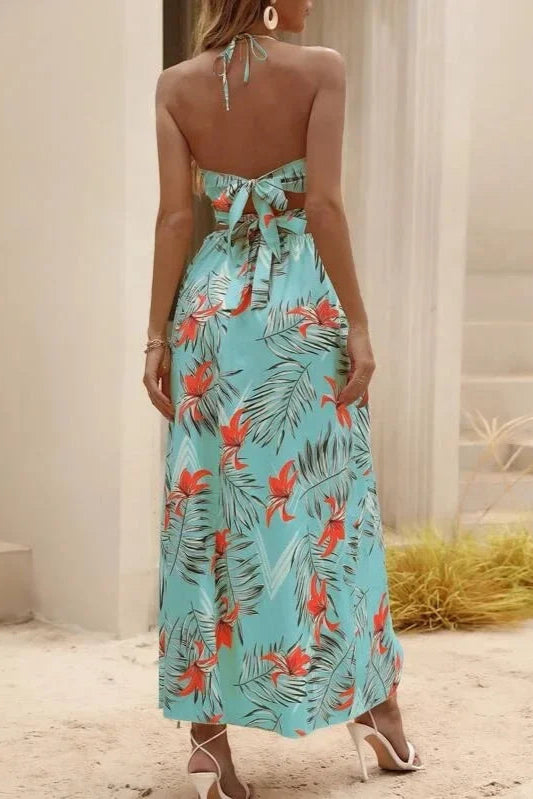 Robe longue tropicale - Robe Addict