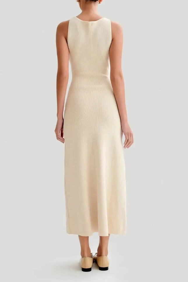 Robe maille boutonné - Robe Addict