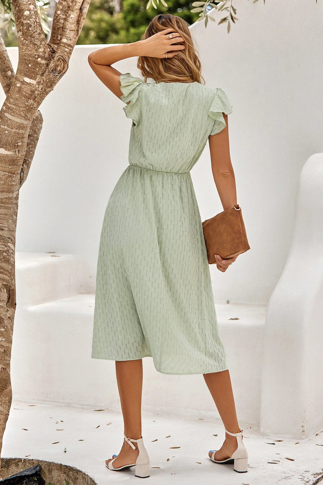 Robe longue manches papillon - Robe Addict
