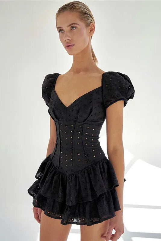 Robe noire rock - Robe Addict