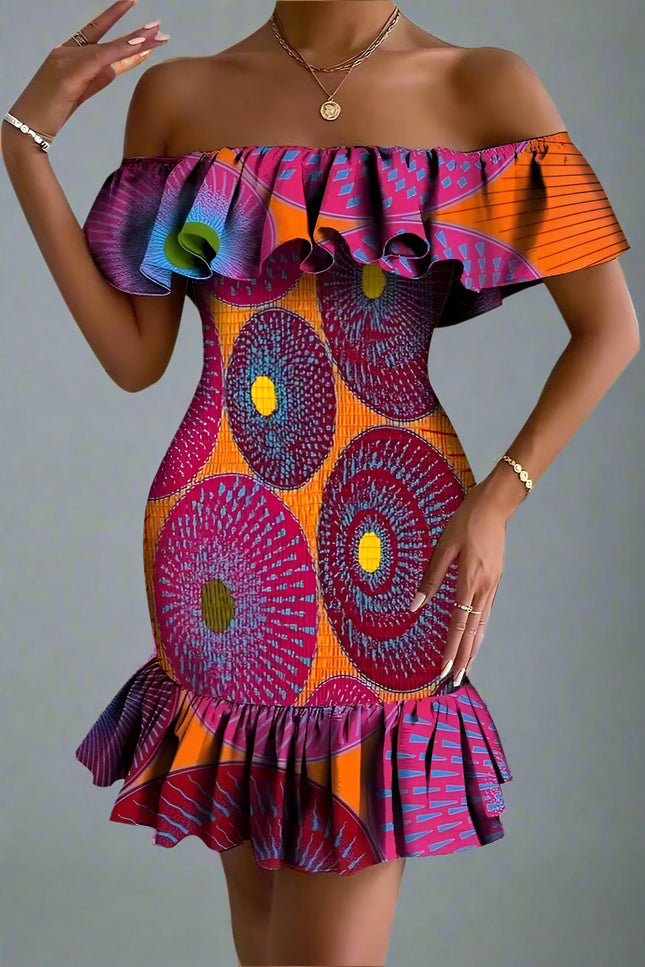 Robe en pagne africain - Robe Addict