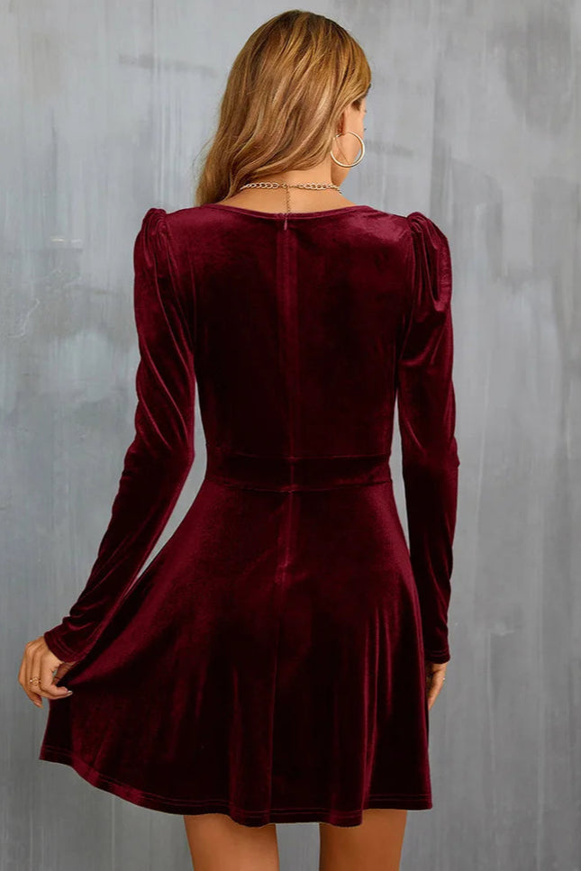 Robe patineuse velours - Robe Addict