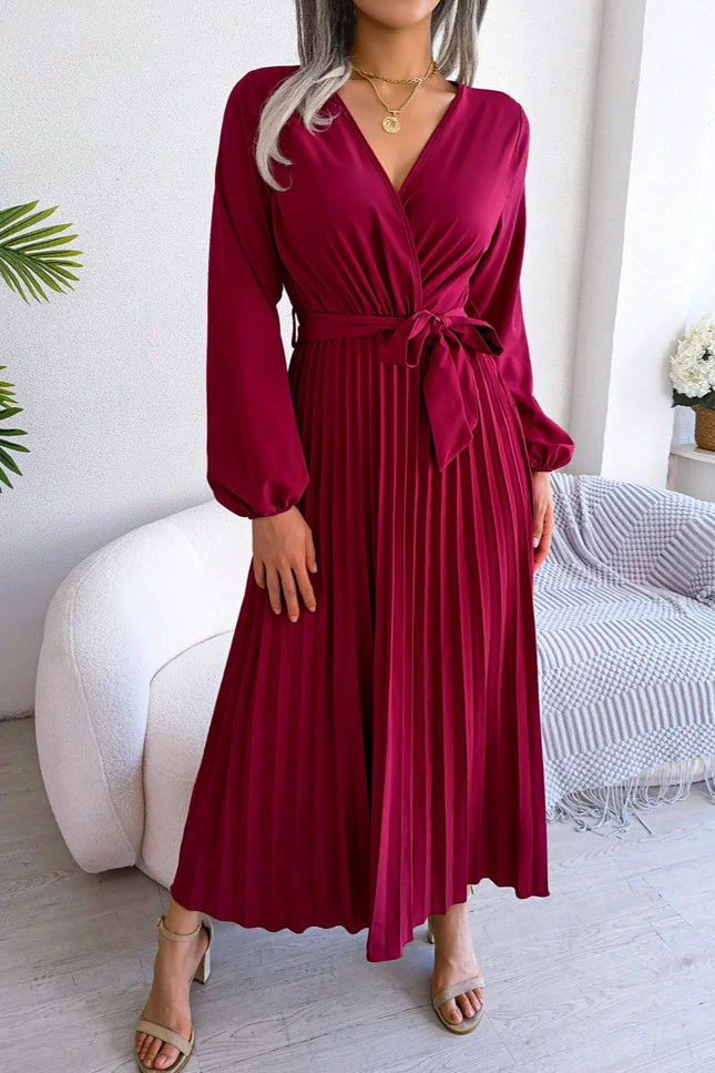 Robe plissée ceremonie - Robe Addict