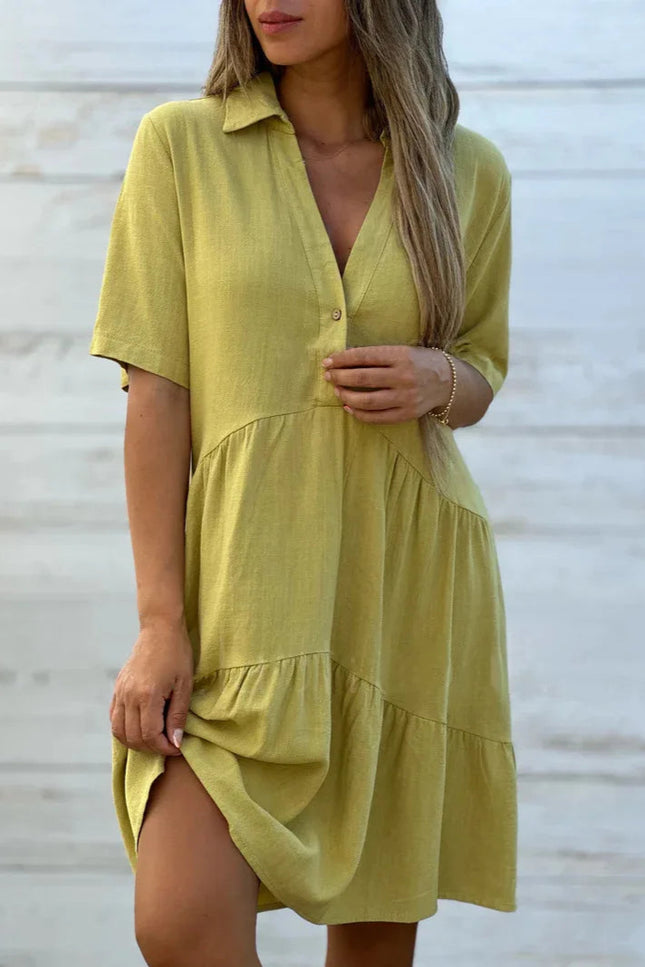 Robe chemise en gaze de coton - Robe Addict