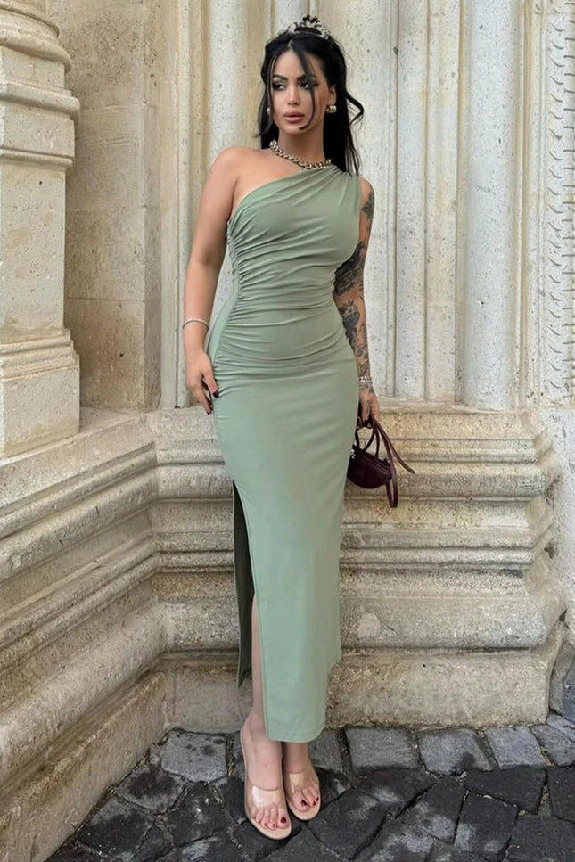 Robe asymétrique moulante - Robe Addict