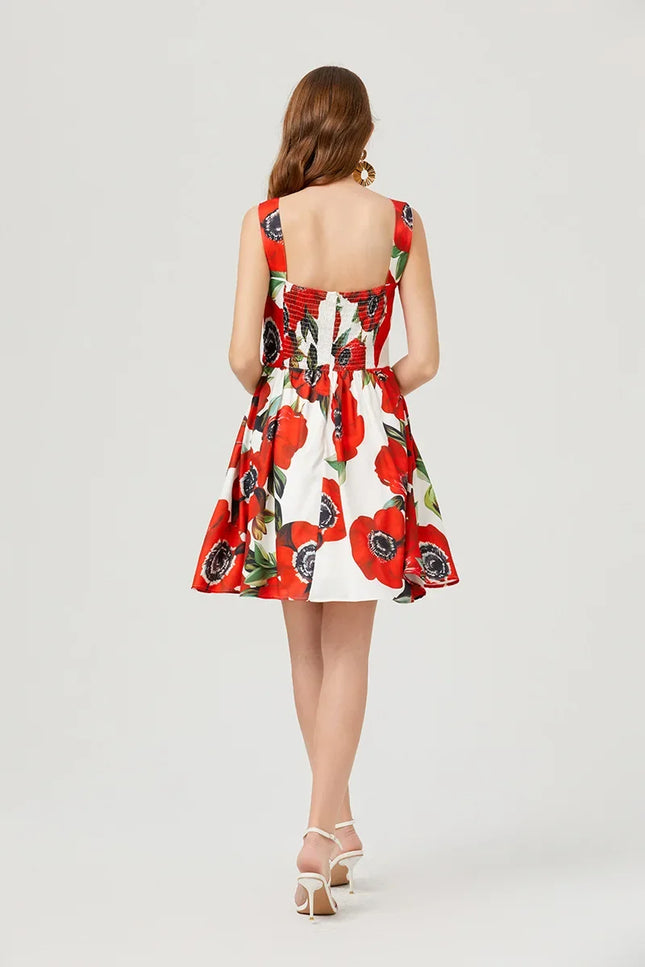 Robe avec coquelicots - Robe Addict