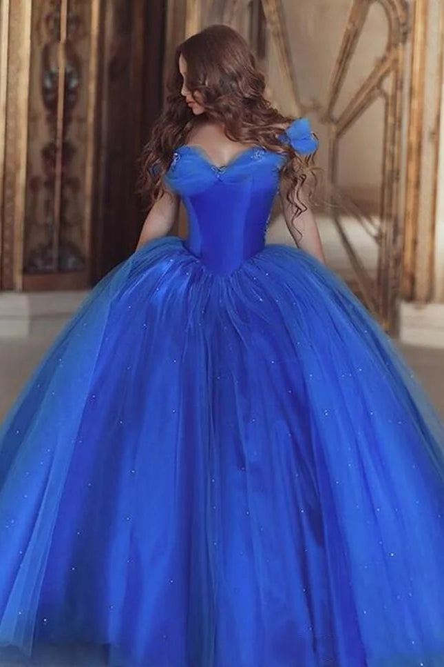 Robe de princesse bleue - Robe Addict