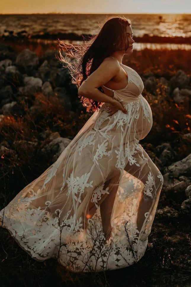 Robe blanche gender reveal - Robe Addict