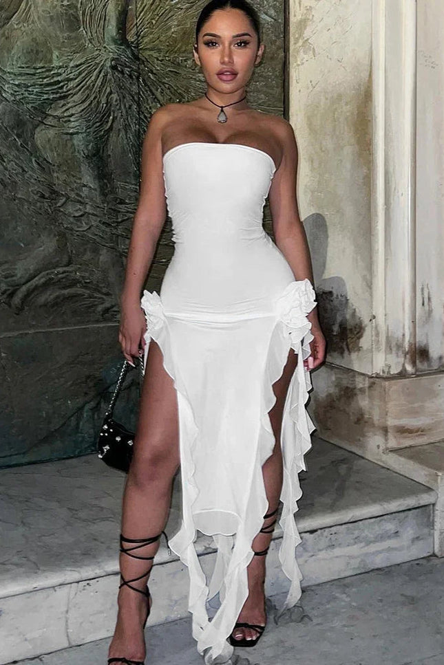 Robe blanche sexy - Robe Addict