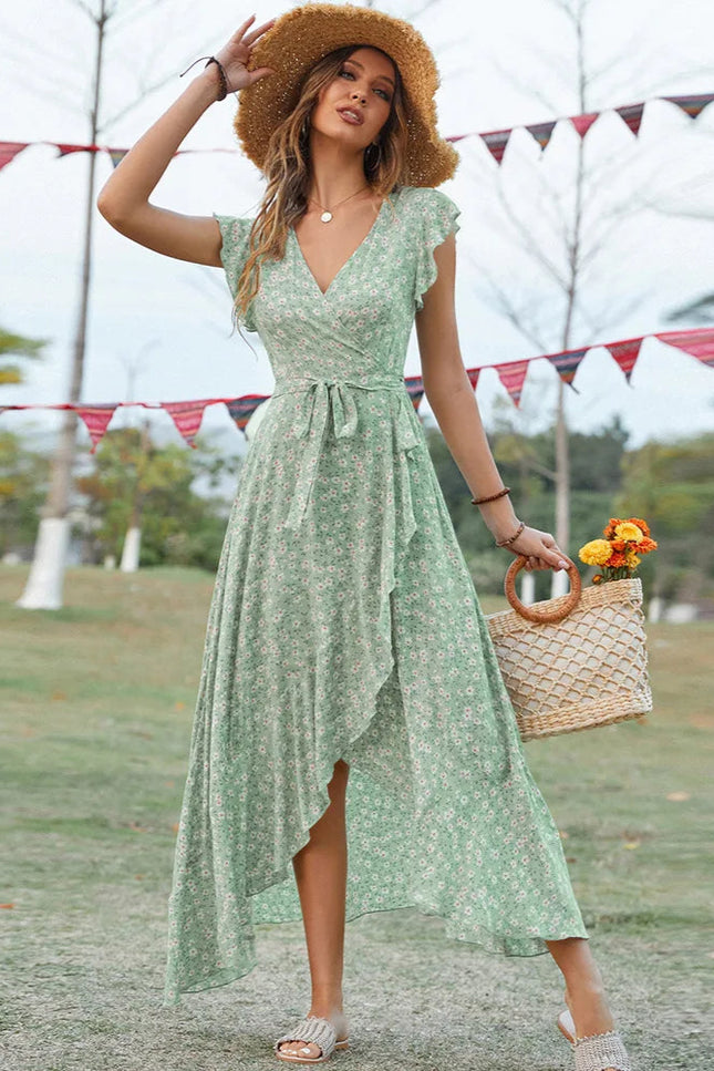 Robe champetre verte - Robe Addict