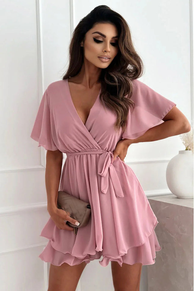 Robe col v fluide - Robe Addict