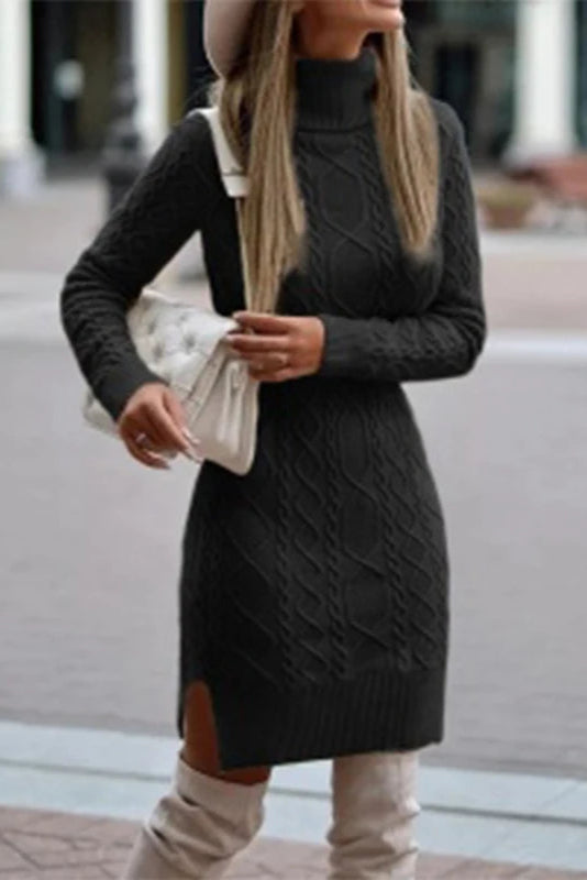 Robe courte en laine - Robe Addict