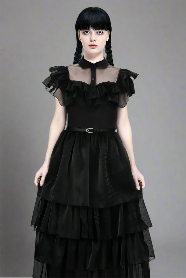 Robe de mercredi addams - Robe Addict