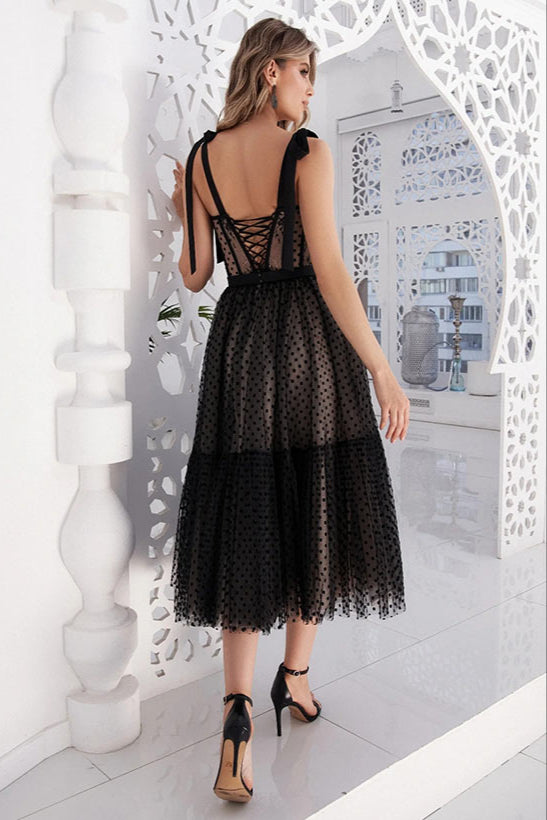 Robe dentelle décolleté - Robe Addict