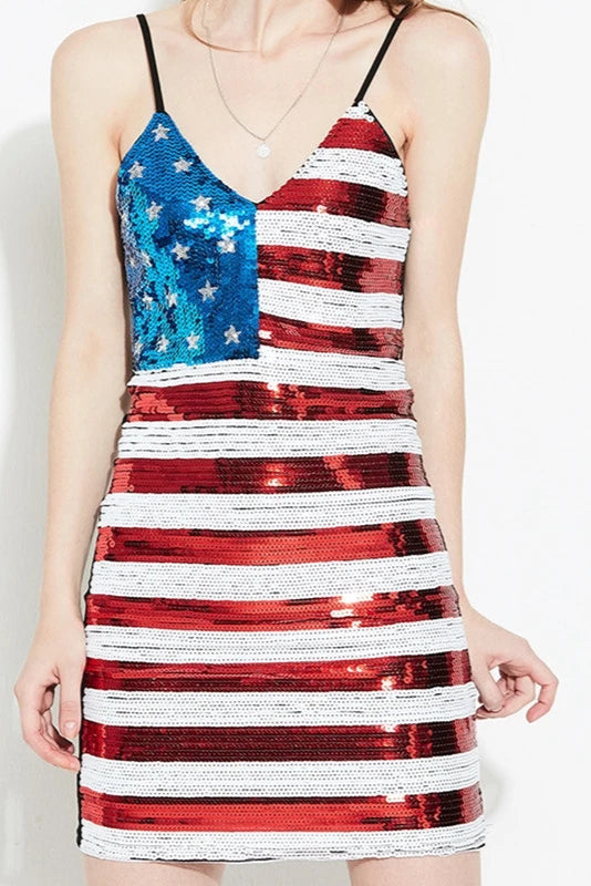 Robe drapeau americain - Robe Addict