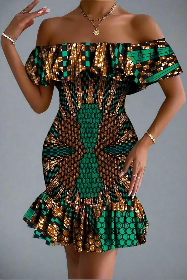 Robe en pagne africain - Robe Addict