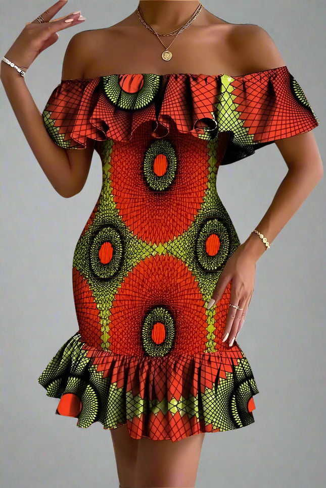 Robe en pagne africain - Robe Addict